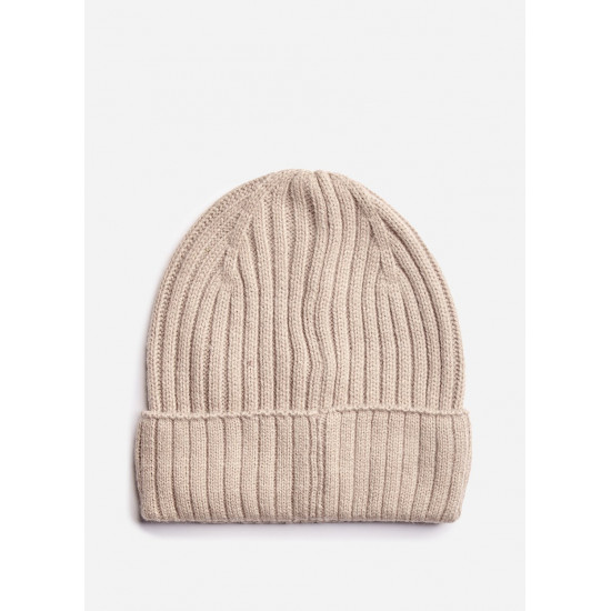 CHANNING RIB BEANIE - MOCHA