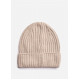 CHANNING RIB BEANIE - MOCHA