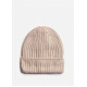 CHANNING RIB BEANIE - MOCHA