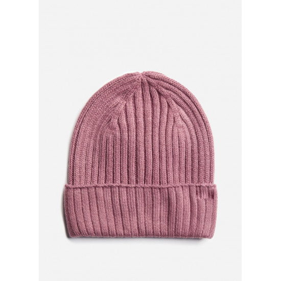  CHANNING RIB BEANIE - GRAPE