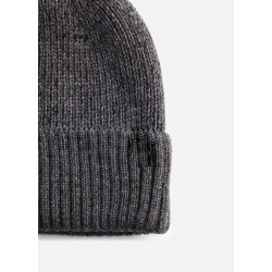 CALDER BEANIE - CHARCOAL MARL