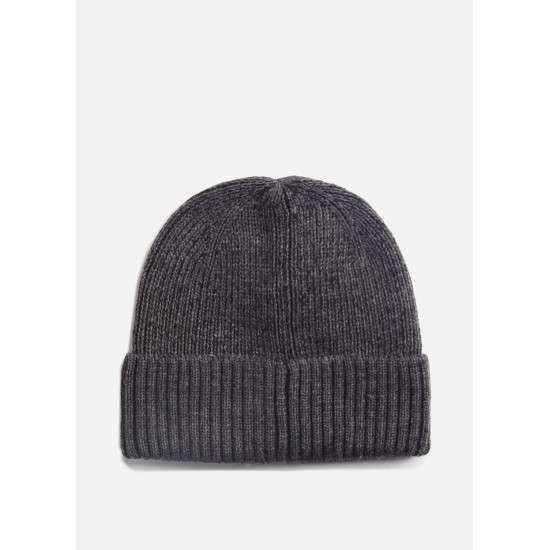 CALDER BEANIE - CHARCOAL MARL