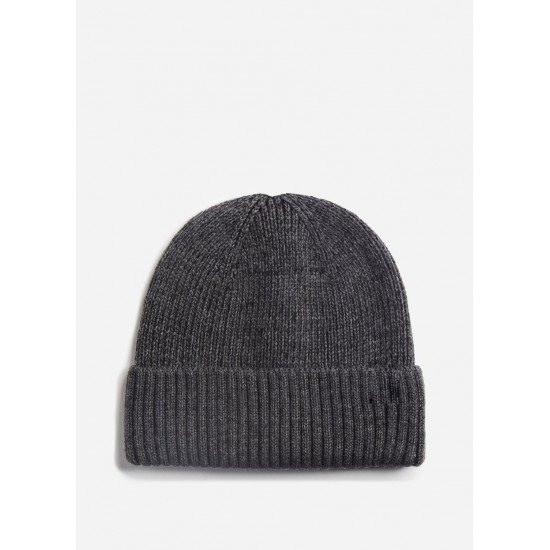 CALDER BEANIE - CHARCOAL MARL