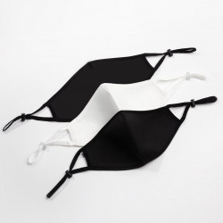 FACE MASK (3PK) - BLACK/WHITE