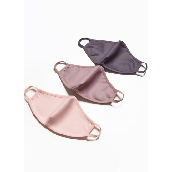 NANO FACE MASK (3PK) - PINK/GREY/ROSE