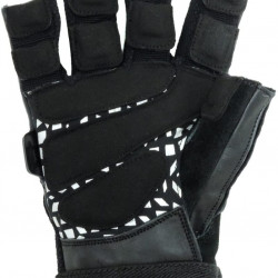  Premium Leather Weight Lifting Gloves w/Super Grip Pads