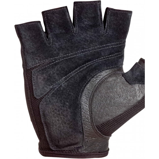 Weightlifting Gloves with StretchBack Mesh and Leather Palm