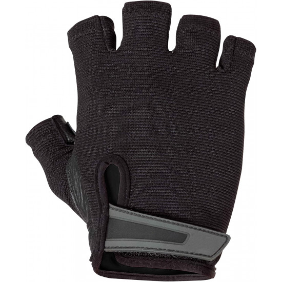 Weightlifting Gloves with StretchBack Mesh and Leather Palm