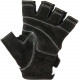 Mens Basic Leather Fingerless Weight Lifting Gloves