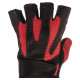 Mens Pro Leather Fingerless Weight Lifting Gloves