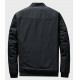 Men Solid Teddy Lined Bomber Jacket