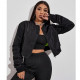  Zip Up Crop Bomber Jacket