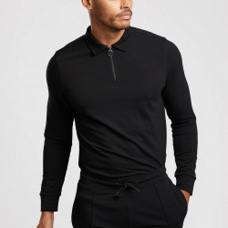  SIGNATURE LS POLO - BLACK