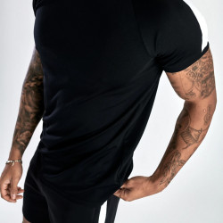  CORE PLUS POLY TEE - BLACK