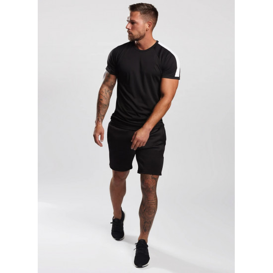  CORE PLUS POLY TEE - BLACK