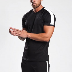  CORE PLUS POLY TEE - BLACK