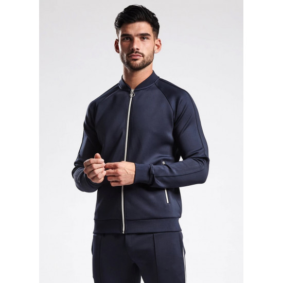  POLY BASEBALL FULL ZIP - DARK NAVY