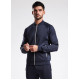  POLY BASEBALL FULL ZIP - DARK NAVY