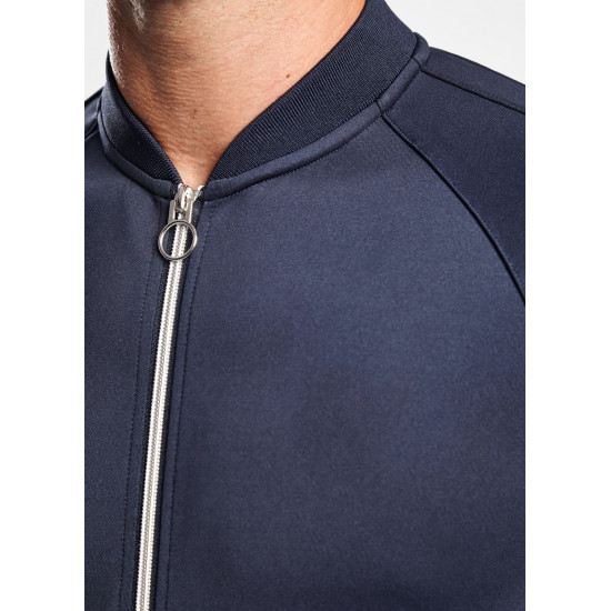  POLY BASEBALL FULL ZIP - DARK NAVY