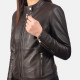 Rave Brown Leather Jacket