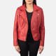 Flashback Red Leather Jacket