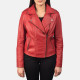 Flashback Red Leather Jacket