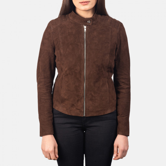 Kelsee Mocha Suede Jacket