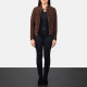 Kelsee Mocha Suede Jacket