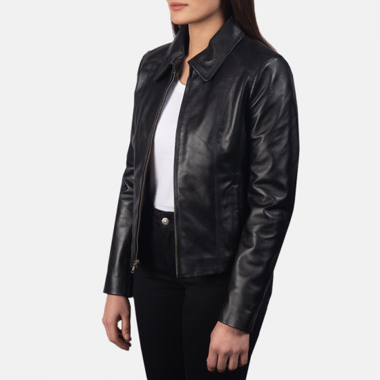 Colette Black Leather Jacket