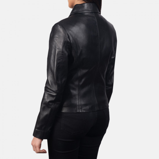 Colette Black Leather Jacket