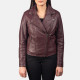 Flashback Maroon Leather Jacket