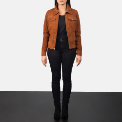 Suzy Brown Suede Jacket