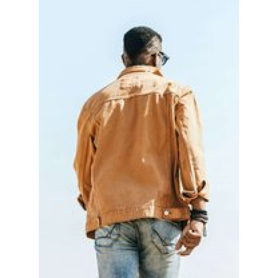 Vintage Denim Jackets Men Slim Fit 