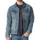  Men's Denim Jacket, Old School, Medium