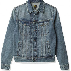  Men's Denim Jacket, Old School, Medium