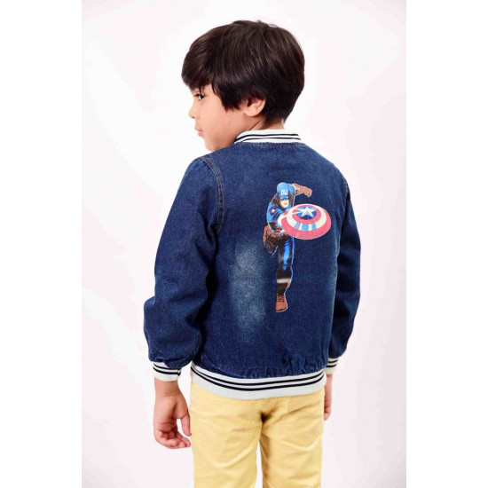 Kids Long Sleeve Denim Jacket