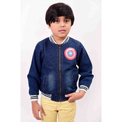 Kids Long Sleeve Denim Jacket