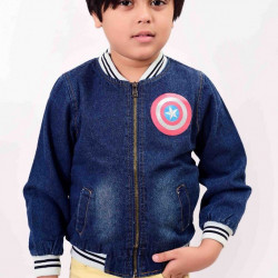 Kids Long Sleeve Denim Jacket