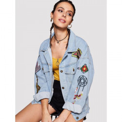 CARTOON DENIM JACKET