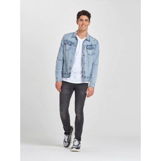 Light denim jacket Light blue denim