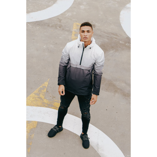 Waterproof Hurricane Jacket - Black/White