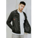 Denim Jacket Skinny Fit -Black