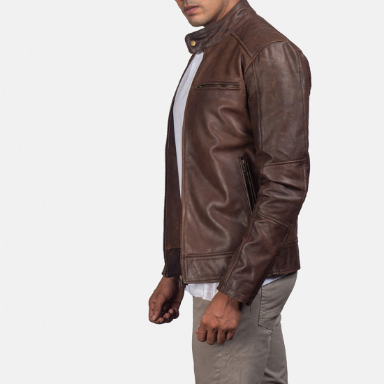 Dean Brown Leather Jacket