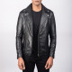 Ionic Black Leather Jacket