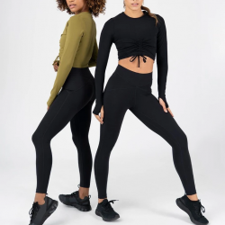 Revive High-Waisted Workout Leggings Black