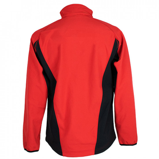 Softshell jacket red-black