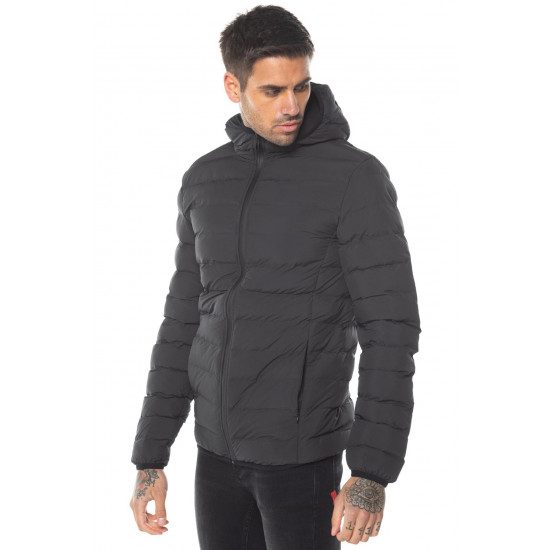 Space Puffer Jacket - Black