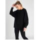 SCRIPT OVERSIZED CREW - BLACK