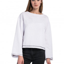  Women sweatshirt Hoverla White