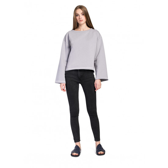 Women sweatshirt Hoverla Grey